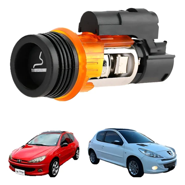 Encendedor Completo Peugeot Original 206 207 Negro
