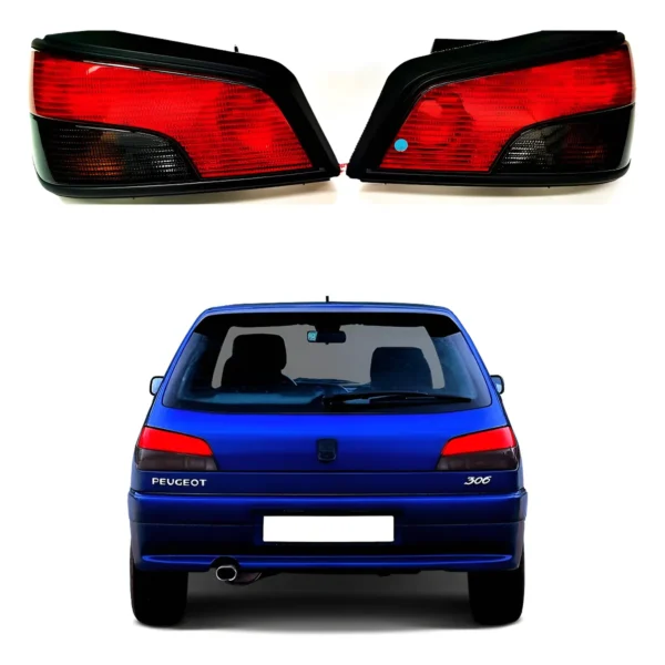 Juego De Faro Trasero Original Peugeot 306 Marca Yorca Ambos Lados
